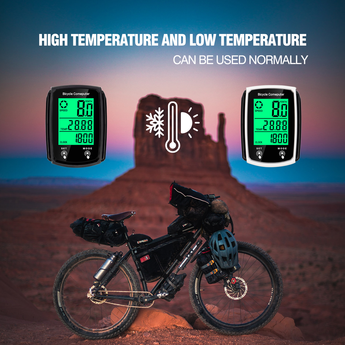 Bike Computer,Waterproof Bicycle Bike Cycle Lcd Display Digital Computer Speedometer cycling computer Bicycle Accessories