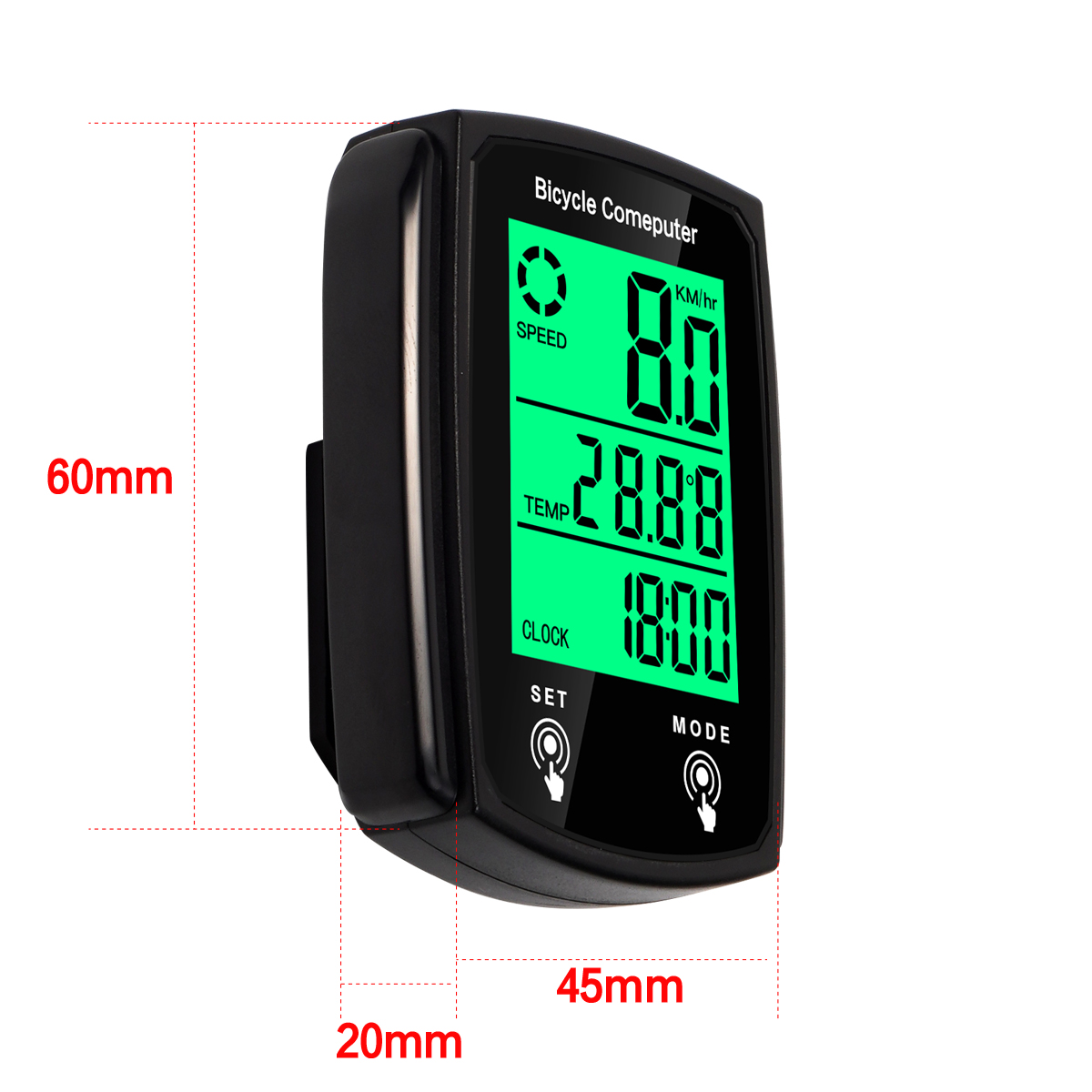 Bike Computer,Waterproof Bicycle Bike Cycle Lcd Display Digital Computer Speedometer cycling computer Bicycle Accessories