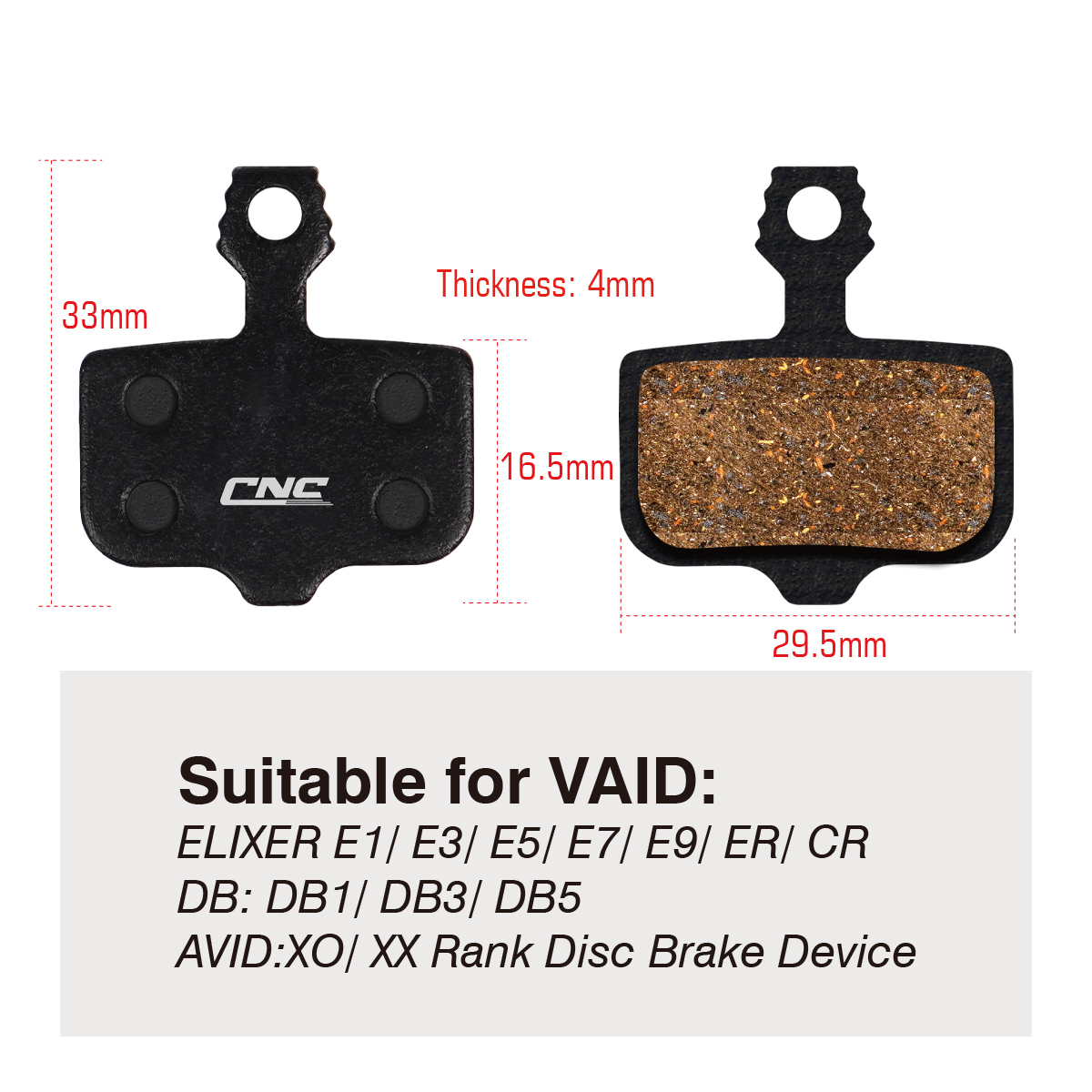 2 Pairs Bike parts MTB Bicycle Disc Brake Pads for Shimano SLX XT XTR Bike brake pads,Resin