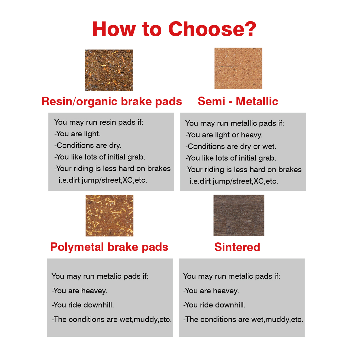 2 Pairs Bike parts MTB Bicycle Disc Brake Pads for Shimano SLX XT XTR Bike brake pads,Resin