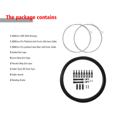 Universal 2X Pro Shift Kit |for Road, MTN, and Gravel Bike | SRAM and Shimano Shifter Compatible, Polished Stainless Cables