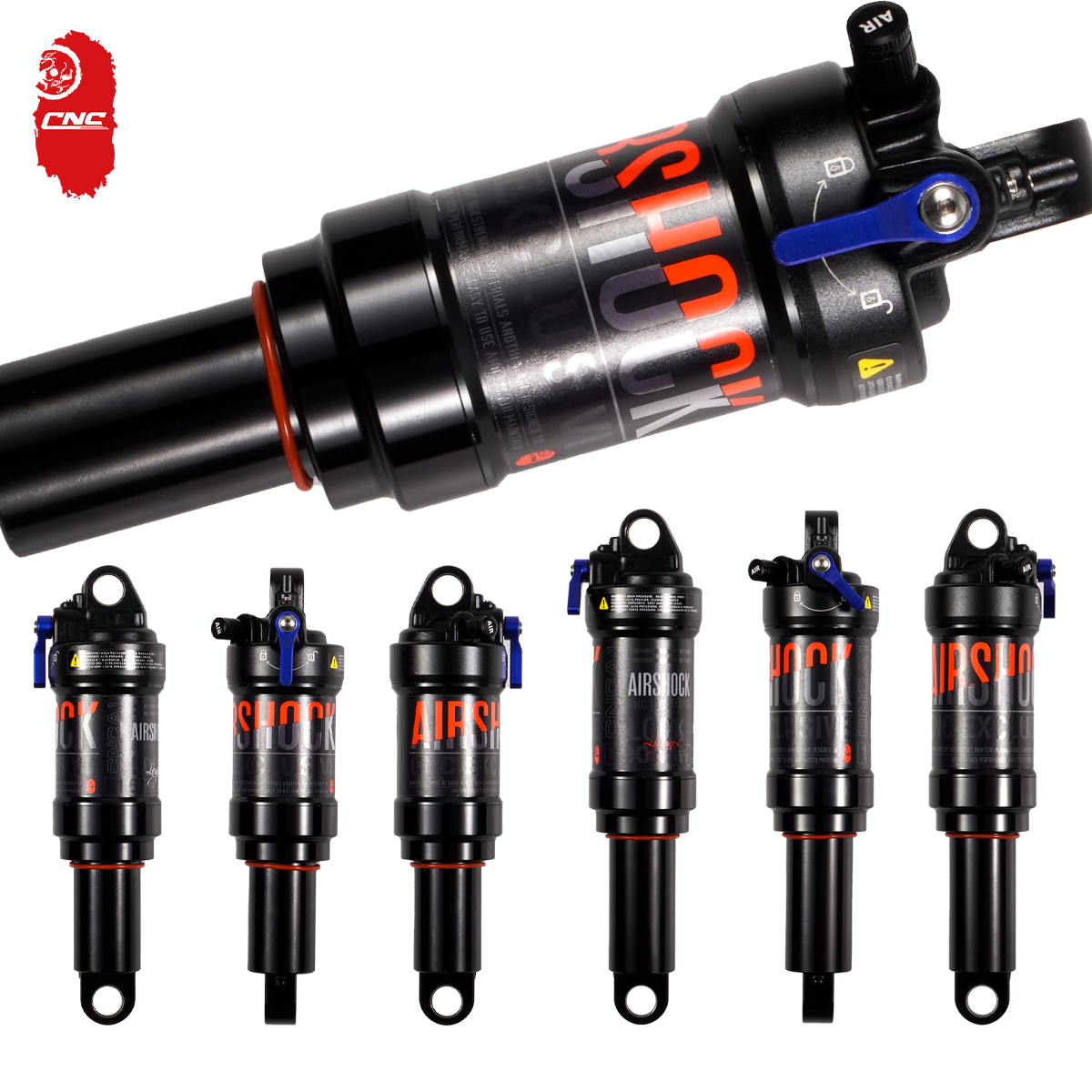 Bike Shock Absorber Air Rear Absorber Shock MTB Bicycle Single Kindshock Mountain Bike 165 190 MM For Scooter Bike parts