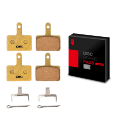 2 Pairs Bicycle Disc Brake Pads and Spring Compatible with Trp Tektro Shimano Deore