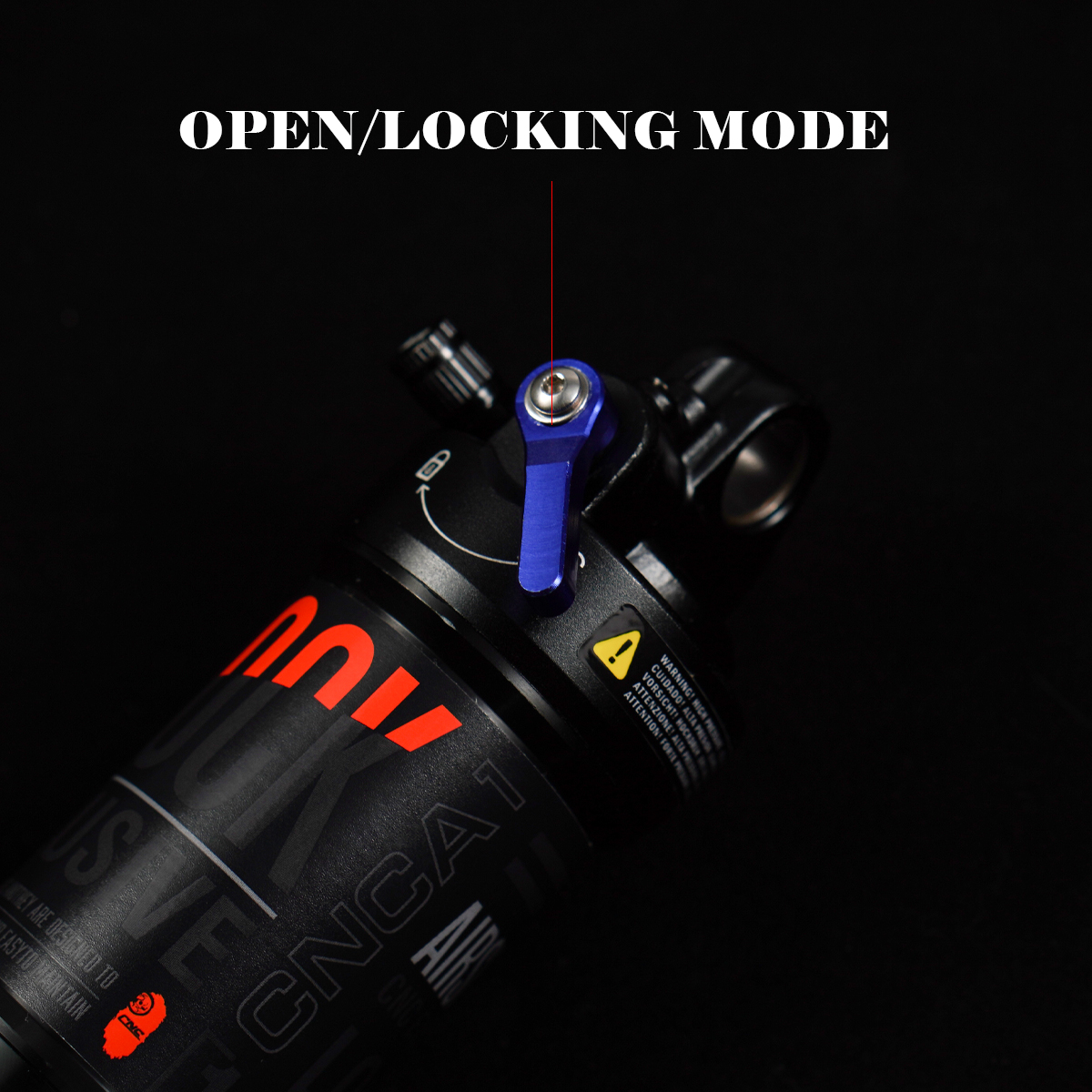 Bike Shock Absorber Air Rear Absorber Shock MTB Bicycle Single Kindshock Mountain Bike 165 190 MM For Scooter Bike parts