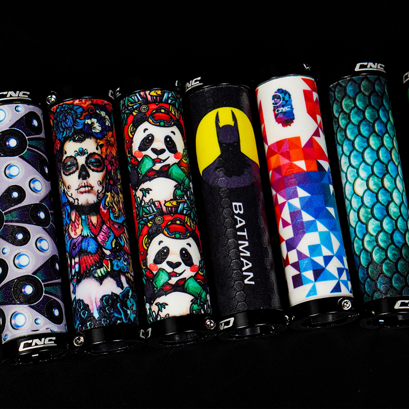 1Pair 3D Silicone Cycling Bicycle Grips Outdoor MTB Mountain Bike Handlebar Grips Cover Anti-slip Strong Support Grips Bike Part