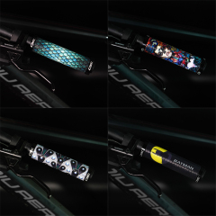 1Pair 3D Silicone Cycling Bicycle Grips Outdoor MTB Mountain Bike Handlebar Grips Cover Anti-slip Strong Support Grips Bike Part