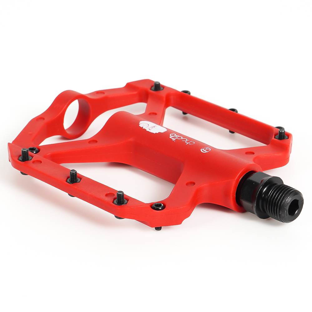 Bicycle parts Bicycle Cycling Bike Pedals, Nylon Antiskid Durable Mountain Bike Pedals Road Bike Hybrid Pedals for 9/16 inch