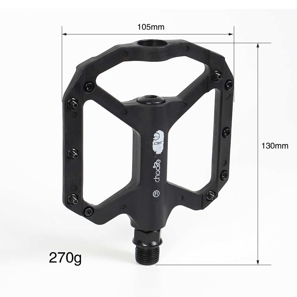 Bicycle parts Bicycle Cycling Bike Pedals, Nylon Antiskid Durable Mountain Bike Pedals Road Bike Hybrid Pedals for 9/16 inch