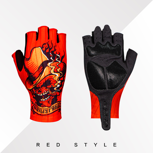 HOT Cycling Anti-slip Anti-sweat Men Women Half Finger Gloves Breathable Anti-shock Sports Gloves Bike Glove Bicycle Accessories