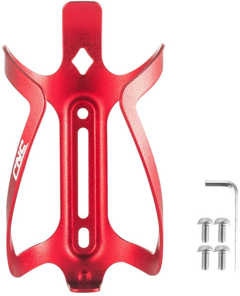 CNC Bike Water Bottle Holder, 2-Pack Bicycle Water Bottle Cage for Road Bike/Mountain Bike