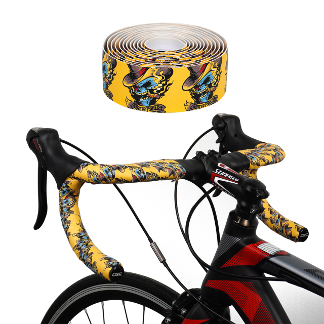 Bicycle Handlebar Tape - Road Bike Cycling Handle Bar Wrap Tape 2PCS per Set