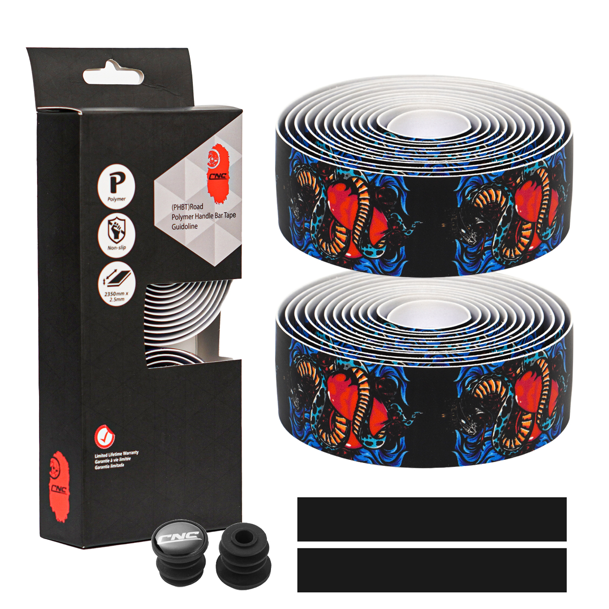 Bicycle Handlebar Tape - Road Bike Cycling Handle Bar Wrap Tape 2PCS per Set