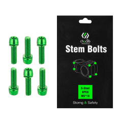 Bike Parts Steel MTB handlebar stem bolts colorful Bike stem riser rainbow bolts for cycling