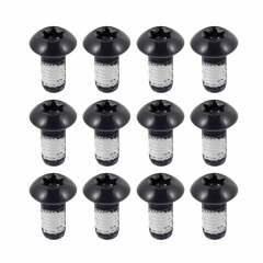 CNC 12 Pcs Bicycle Disc Brake Bolts MTB Rotor Bolts 6-Bolt M5x10mm Brake Bolts Mountain Bike