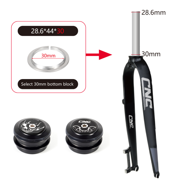 CNC 1-1/8" Bike Headset，44mm Bicycle Headset for Mountain Bike/MTB Road Bike