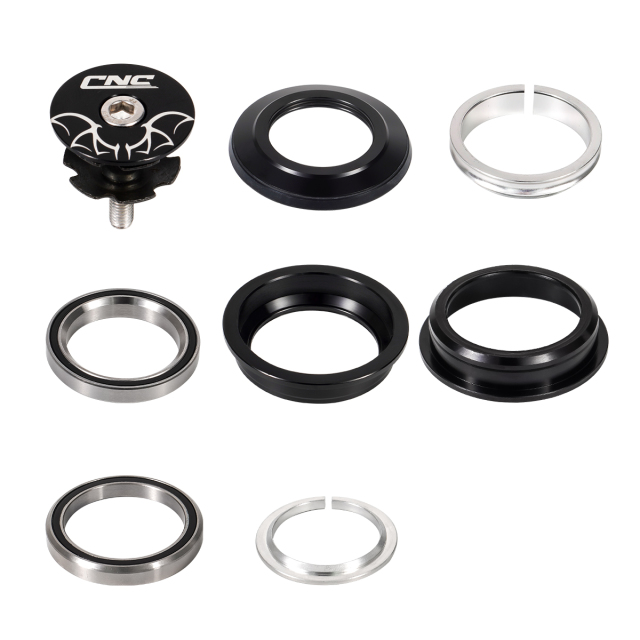 CNC 1-1/8" Bike Headset，44mm Bicycle Headset for Mountain Bike/MTB Road Bike