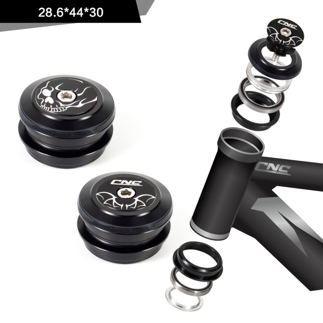CNC 1-1/8" Bike Headset，44mm Bicycle Headset for Mountain Bike/MTB Road Bike