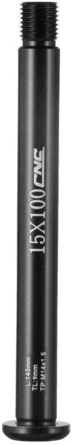 Bicycle Front Hub Thru Axle Boost 15x100mm Mountain Bike Fork Axle Skewer for Fox Fork SC32 34 36 M14(P1.5) L145mm Tube Shaft