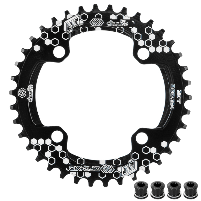 MTB Mountain bike 104BCD 30T 32T 34T 36T 38T crankset Tooth plate Parts 104BCD Round Narrow Wide Chain Ring