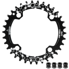 MTB Mountain bike 104BCD 30T 32T 34T 36T 38T crankset Tooth plate Parts 104BCD Round Narrow Wide Chain Ring