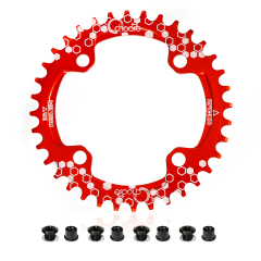 MTB Mountain bike 104BCD 30T 32T 34T 36T 38T crankset Tooth plate Parts 104BCD Round Narrow Wide Chain Ring