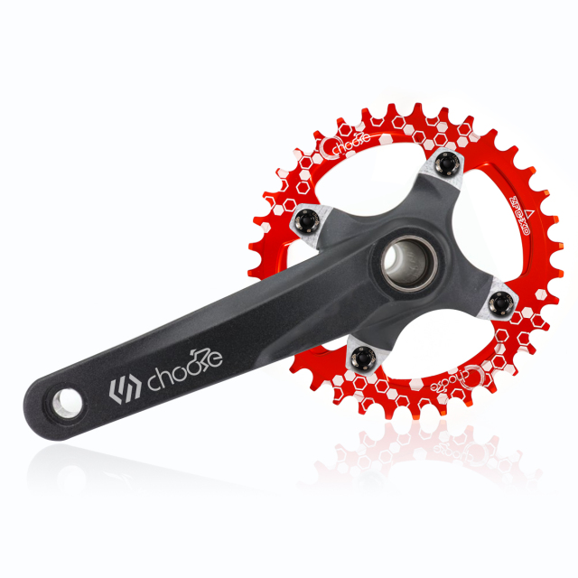 MTB Mountain bike 104BCD 30T 32T 34T 36T 38T crankset Tooth plate Parts 104BCD Round Narrow Wide Chain Ring