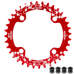 MTB Mountain bike 104BCD 30T 32T 34T 36T 38T crankset Tooth plate Parts 104BCD Round Narrow Wide Chain Ring