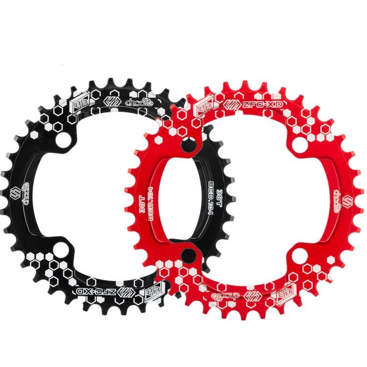 MTB Mountain bike 104BCD 30T 32T 34T 36T 38T crankset Tooth plate Parts 104BCD Round Narrow Wide Chain Ring