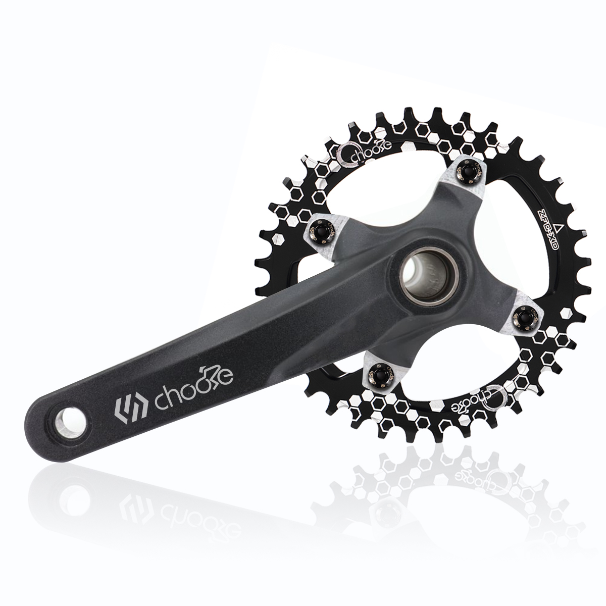 MTB Mountain bike 104BCD 30T 32T 34T 36T 38T crankset Tooth plate Parts 104BCD Round Narrow Wide Chain Ring