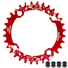 MTB Mountain bike 104BCD 30T 32T 34T 36T 38T crankset Tooth plate Parts 104BCD Round Narrow Wide Chain Ring
