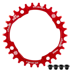 MTB Mountain bike 104BCD 30T 32T 34T 36T 38T crankset Tooth plate Parts 104BCD Round Narrow Wide Chain Ring