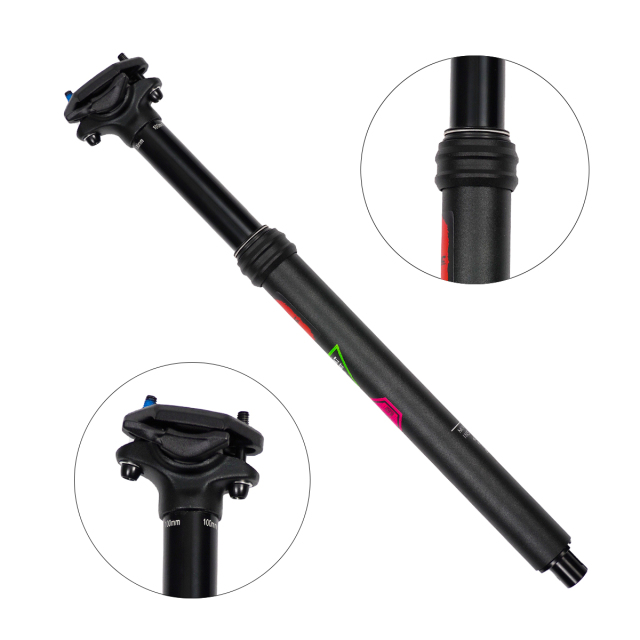 Bike 7075 Alloy seat post Adjustable Seatpost 30.9/31.6mm Remote Control Dropper Seatpost Internal Routing/External routing