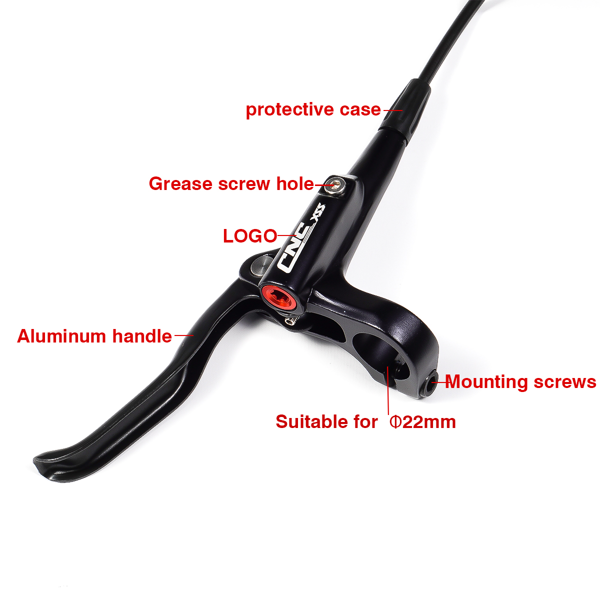 Front/Rear Brake Lever for Mountain MTB Bike Hydraulic Disc Brakes