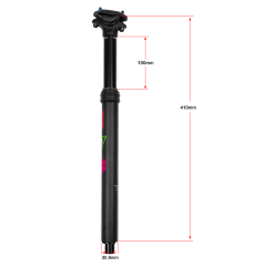Bike 7075 Alloy seat post Adjustable Seatpost 30.9/31.6mm Remote Control Dropper Seatpost Internal Routing/External routing