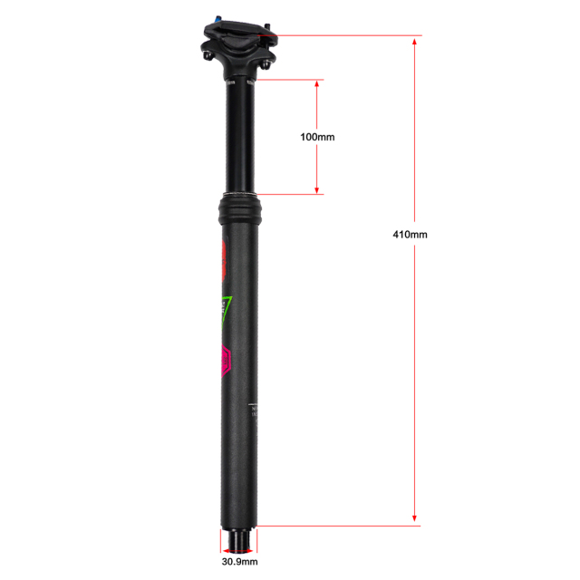 Bike 7075 Alloy seat post Adjustable Seatpost 30.9/31.6mm Remote Control Dropper Seatpost Internal Routing/External routing