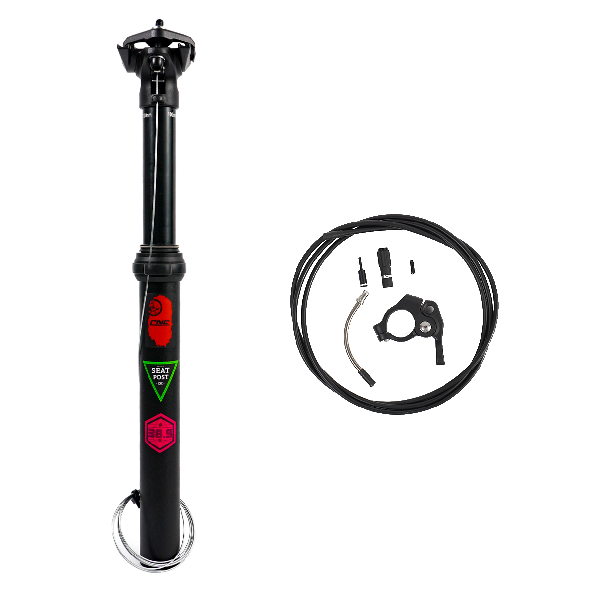 Bike 7075 Alloy seat post Adjustable Seatpost 30.9/31.6mm Remote Control Dropper Seatpost Internal Routing/External routing