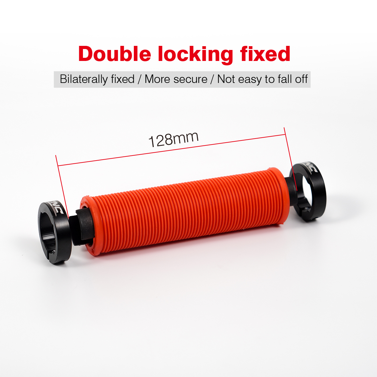 MTB Grips Ultralight Soft Bicycle Handlebar Cover Anti-skid 3D Alloy Bilateral With Dust Plug Bike Accessories