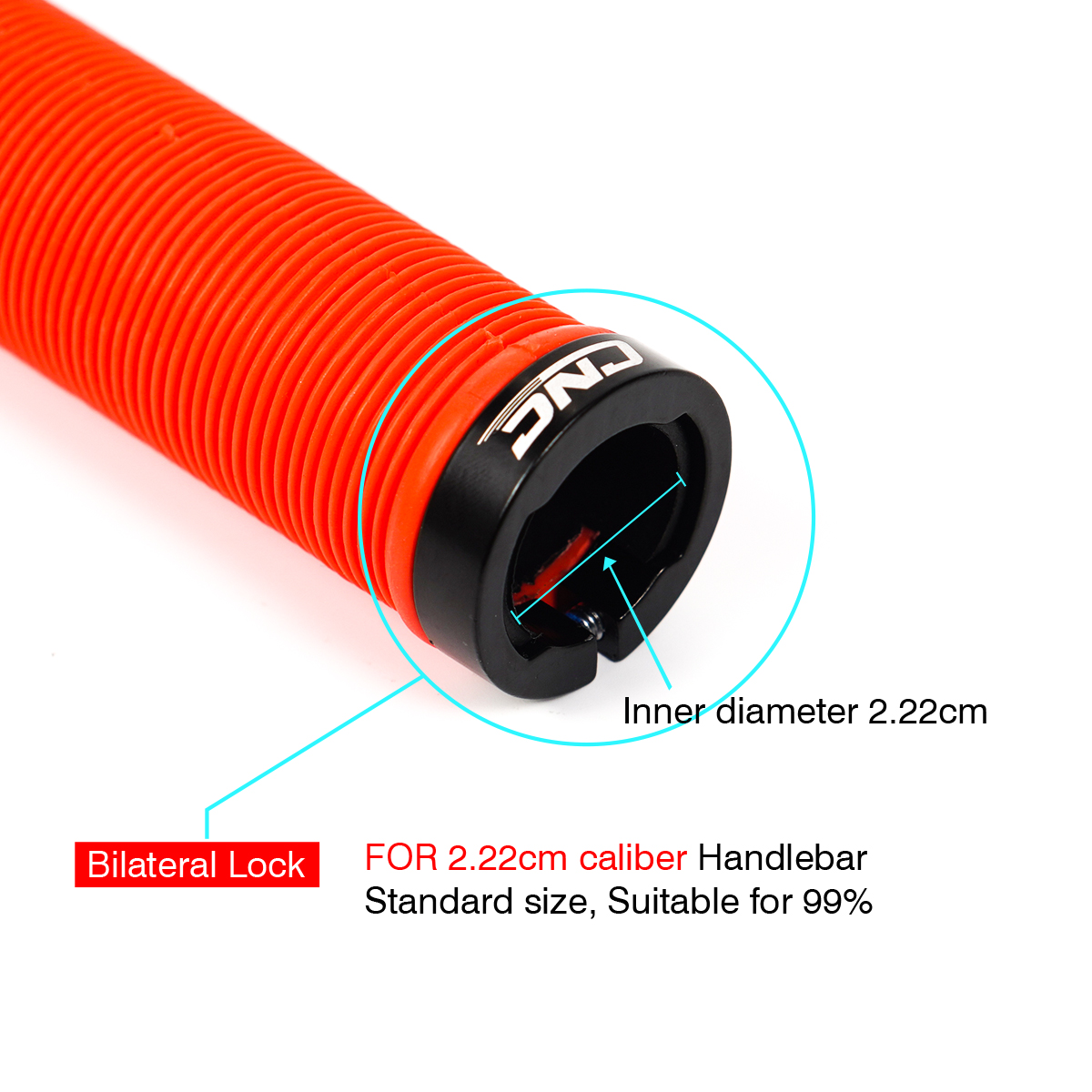 MTB Grips Ultralight Soft Bicycle Handlebar Cover Anti-skid 3D Alloy Bilateral With Dust Plug Bike Accessories