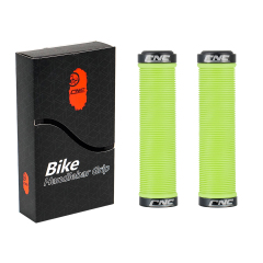 MTB Grips Ultralight Soft Bicycle Handlebar Cover Anti-skid 3D Alloy Bilateral With Dust Plug Bike Accessories