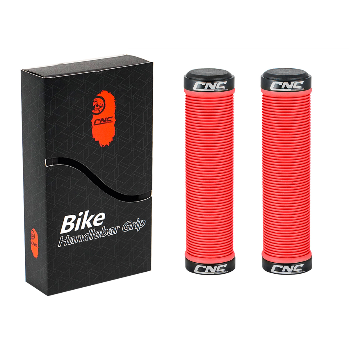 MTB Grips Ultralight Soft Bicycle Handlebar Cover Anti-skid 3D Alloy Bilateral With Dust Plug Bike Accessories
