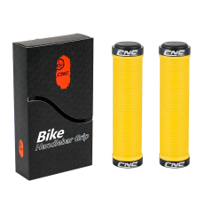 MTB Grips Ultralight Soft Bicycle Handlebar Cover Anti-skid 3D Alloy Bilateral With Dust Plug Bike Accessories