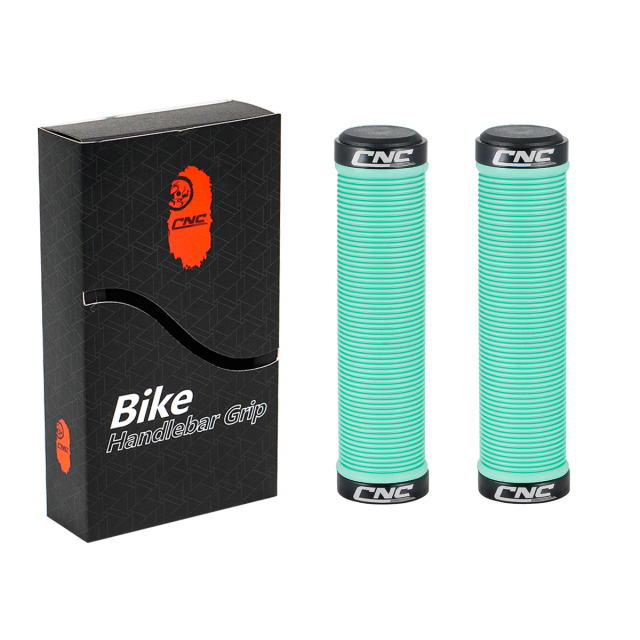 MTB Grips Ultralight Soft Bicycle Handlebar Cover Anti-skid 3D Alloy Bilateral With Dust Plug Bike Accessories