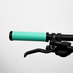 MTB Grips Ultralight Soft Bicycle Handlebar Cover Anti-skid 3D Alloy Bilateral With Dust Plug Bike Accessories