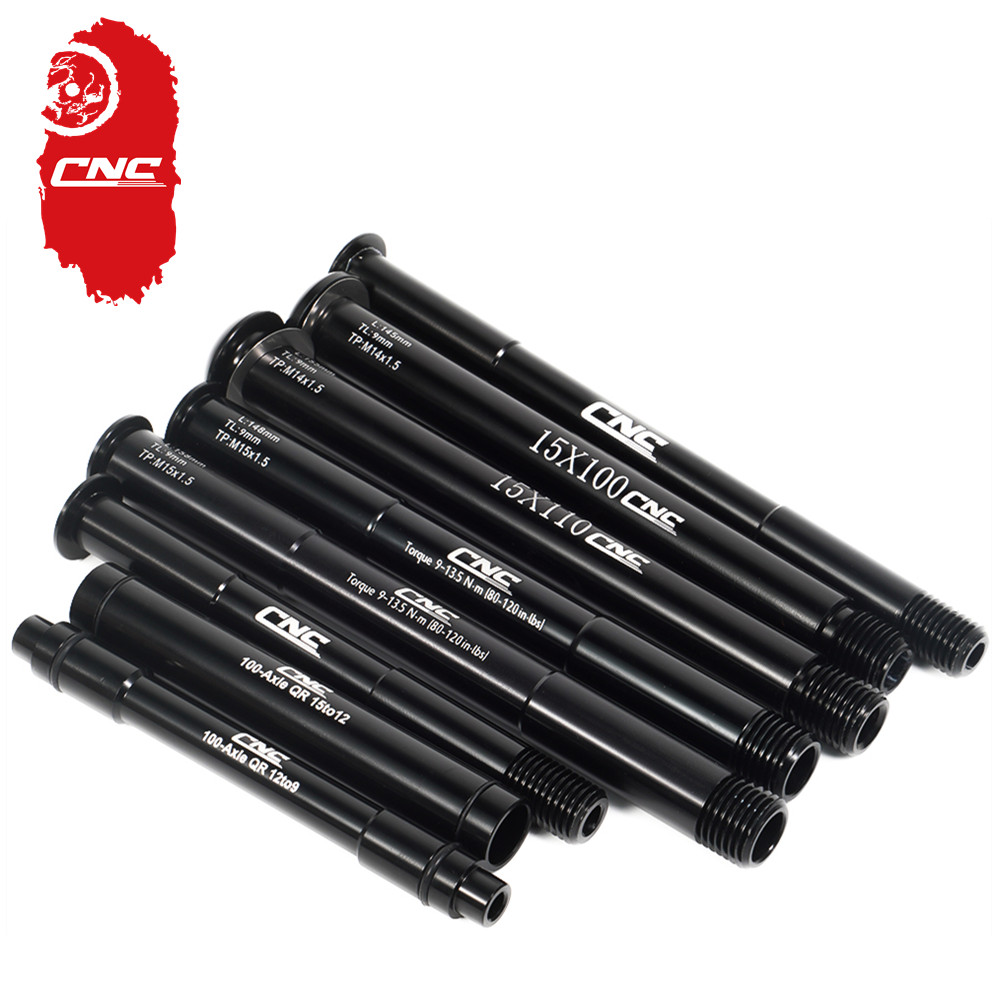 Bike parts 12mm to 9mm Thru axle Adapter Front Quick Release Wheel Hub Conversion Adapter thru axle fork mount