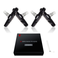 CNC 2 Pairs Bicycle V-Brake Pads, Bike Cantilever Pads 70mm V Brake Blocks Set