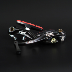 CNC Bike MTB Mountain Bicycle BMX Cruiser Linear Pull V Brake Caliper Set with Brake Pads Brake MTB Hydraulic Cantilever