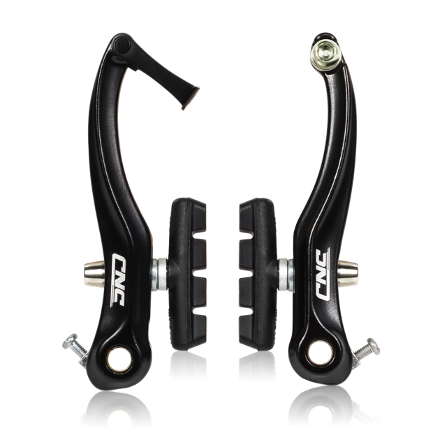 CNC Bike MTB Mountain Bicycle BMX Cruiser Linear Pull V Brake Caliper Set with Brake Pads Brake MTB Hydraulic Cantilever