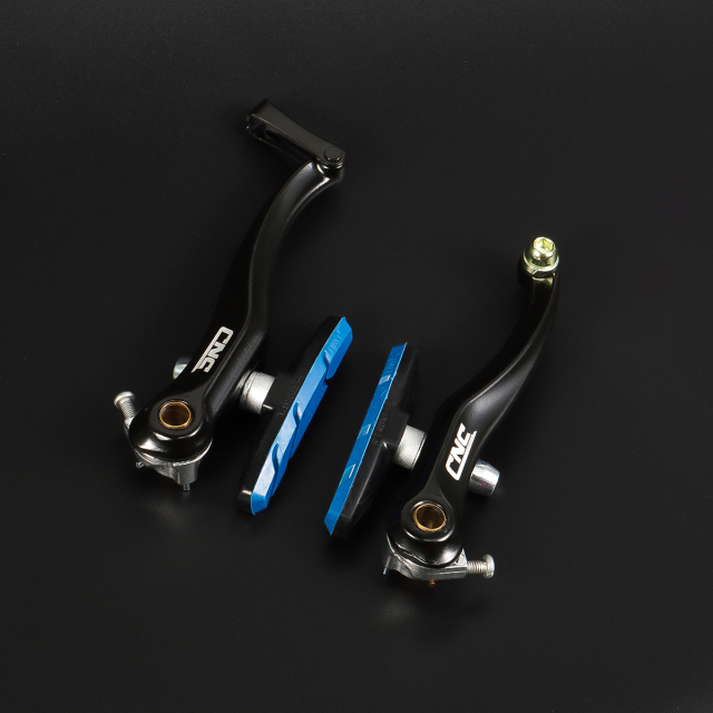 CNC Bike MTB Mountain Bicycle BMX Cruiser Linear Pull V Brake Caliper Set with Brake Pads Brake MTB Hydraulic Cantilever