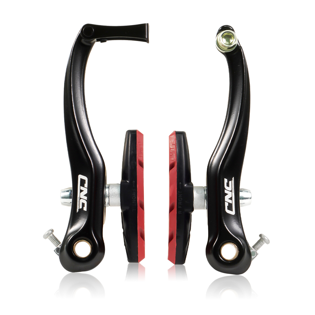 CNC Bike MTB Mountain Bicycle BMX Cruiser Linear Pull V Brake Caliper Set with Brake Pads Brake MTB Hydraulic Cantilever