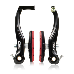 CNC Bike MTB Mountain Bicycle BMX Cruiser Linear Pull V Brake Caliper Set with Brake Pads Brake MTB Hydraulic Cantilever